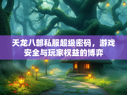 天龙八部私服超级密码，游戏安全与玩家权益的博弈