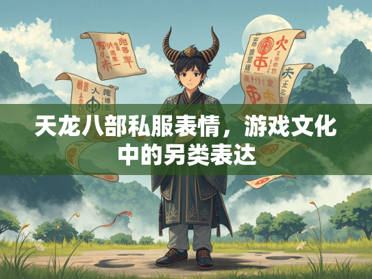 天龙八部私服表情，游戏文化中的另类表达