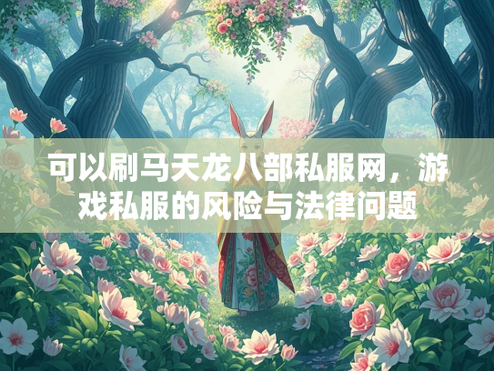 可以刷马天龙八部私服网，游戏私服的风险与法律问题