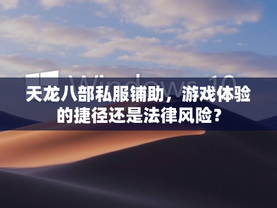 天龙八部私服铺助，游戏体验的捷径还是法律风险？