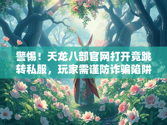 警惕！天龙八部官网打开竟跳转私服，玩家需谨防诈骗陷阱  第5张