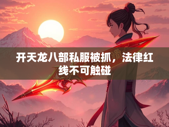 开天龙八部私服被抓，法律红线不可触碰