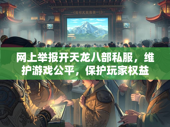 网上举报开天龙八部私服，维护游戏公平，保护玩家权益
