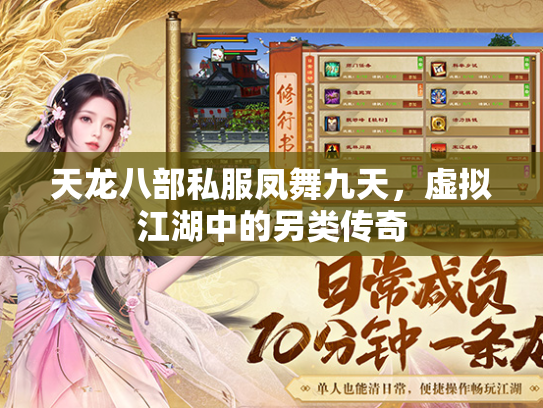 天龙八部私服凤舞九天，虚拟江湖中的另类传奇  第2张