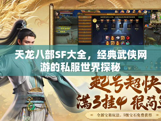 天龙八部SF大全，经典武侠网游的私服世界探秘  第2张