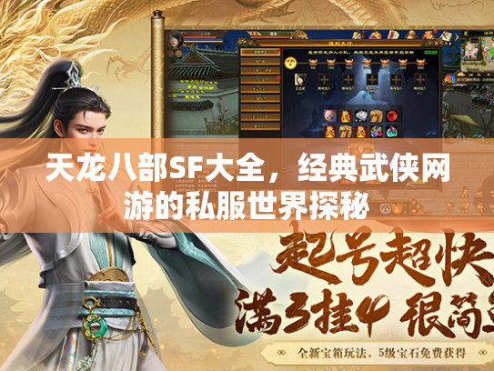 天龙八部SF大全，经典武侠网游的私服世界探秘  第1张