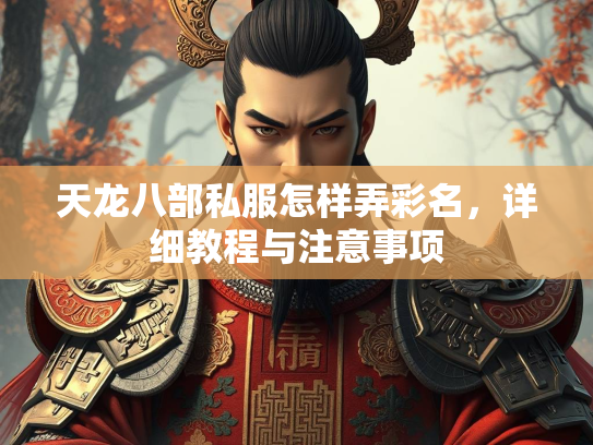 天龙八部私服怎样弄彩名，详细教程与注意事项  第4张