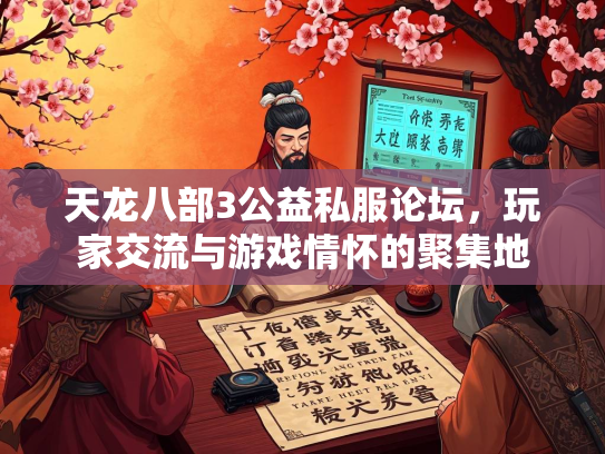 天龙八部3公益私服论坛，玩家交流与游戏情怀的聚集地  第2张