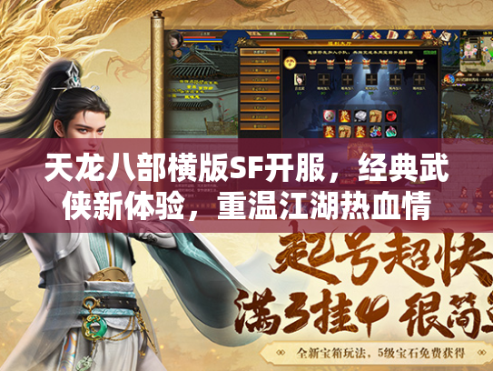 天龙八部横版SF开服，经典武侠新体验，重温江湖热血情  第3张