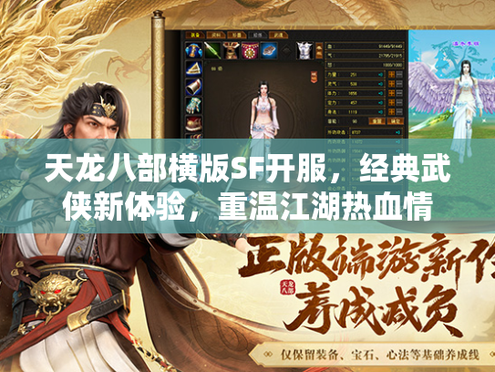 天龙八部横版SF开服，经典武侠新体验，重温江湖热血情  第4张