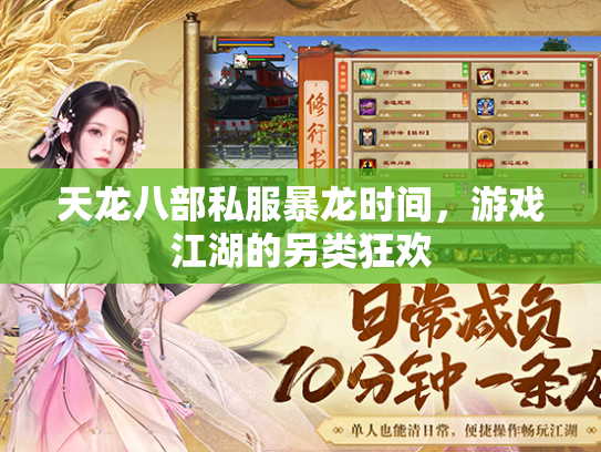 天龙八部私服暴龙时间，游戏江湖的另类狂欢  第2张