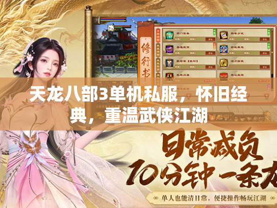 天龙八部3单机私服，怀旧经典，重温武侠江湖  第3张