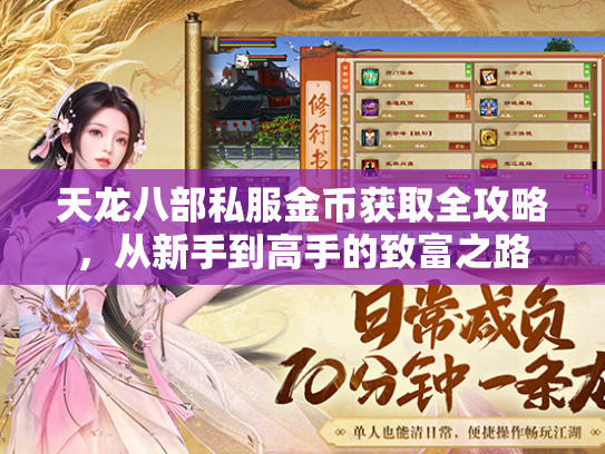 天龙八部私服金币获取全攻略，从新手到高手的致富之路  第1张