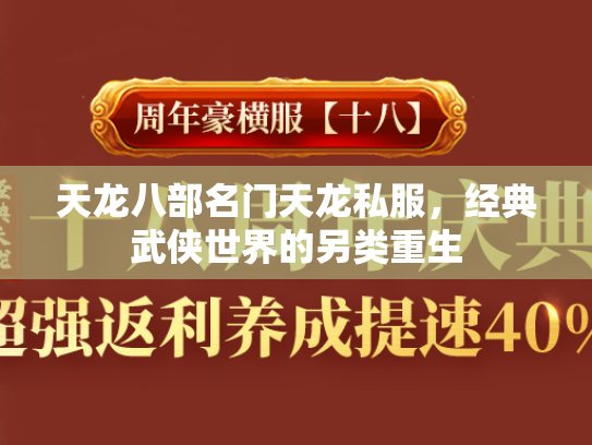天龙八部名门天龙私服，经典武侠世界的另类重生  第4张