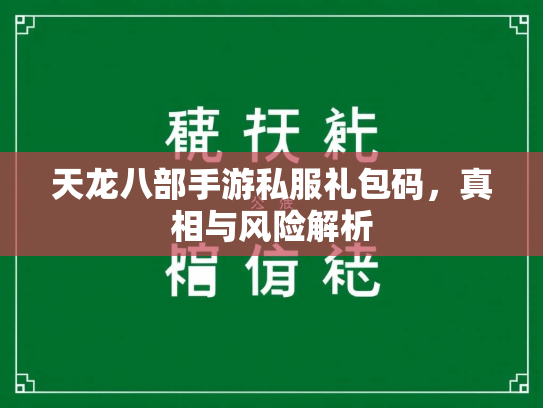 天龙八部手游私服礼包码，真相与风险解析