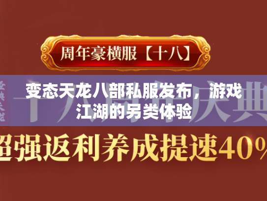 变态天龙八部私服发布，游戏江湖的另类体验  第3张