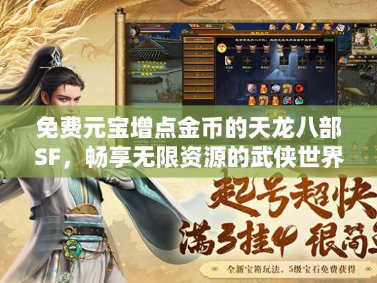 免费元宝增点金币的天龙八部SF，畅享无限资源的武侠世界  第2张