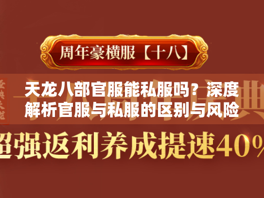 天龙八部官服能私服吗？深度解析官服与私服的区别与风险  第3张