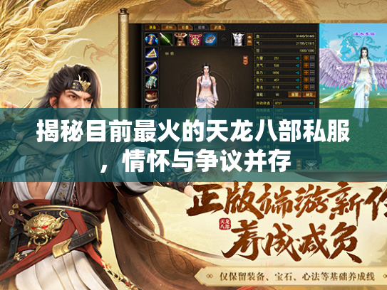 揭秘目前最火的天龙八部私服，情怀与争议并存  第1张