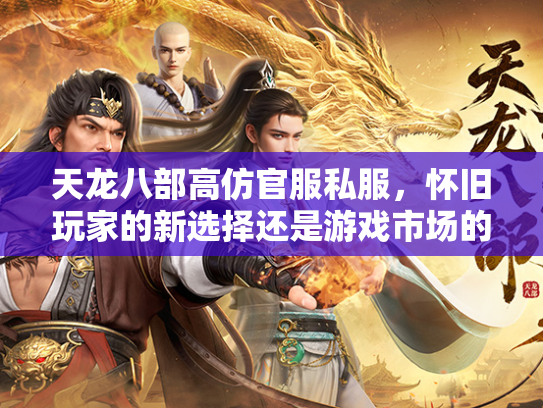 天龙八部高仿官服私服，怀旧玩家的新选择还是游戏市场的隐患？  第3张