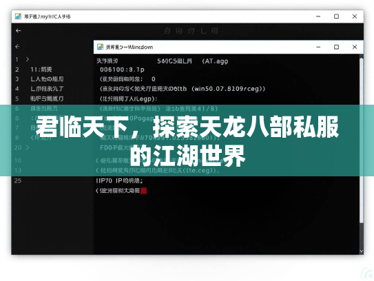 君临天下，探索天龙八部私服的江湖世界  第1张