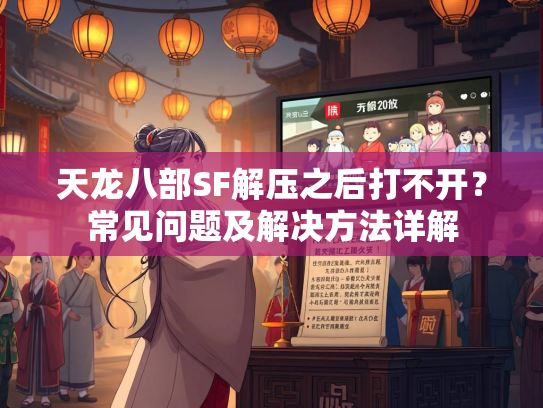 天龙八部SF解压之后打不开？常见问题及解决方法详解  第2张