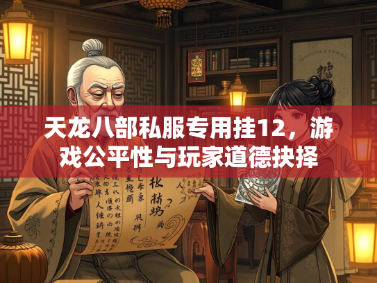 天龙八部私服专用挂12，游戏公平性与玩家道德抉择  第3张
