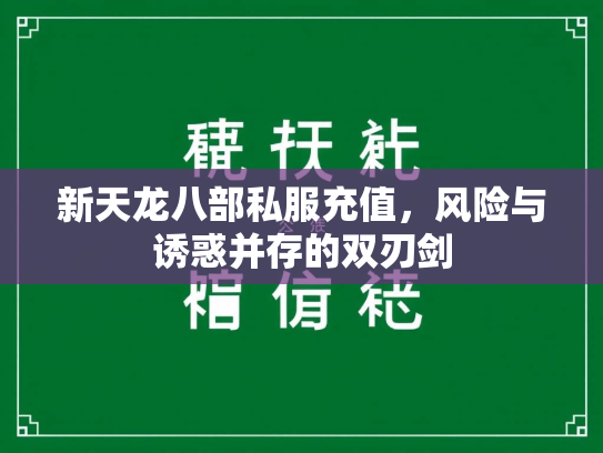 新天龙八部私服充值，风险与诱惑并存的双刃剑  第1张