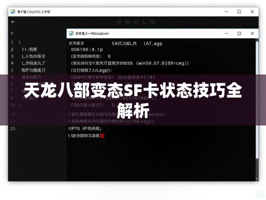 天龙八部变态SF卡状态技巧全解析  第5张