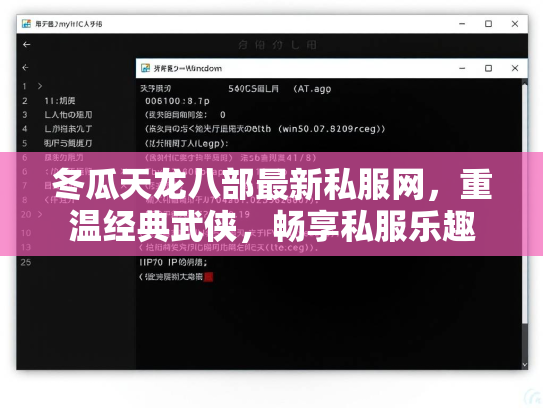 冬瓜天龙八部最新私服网，重温经典武侠，畅享私服乐趣  第3张