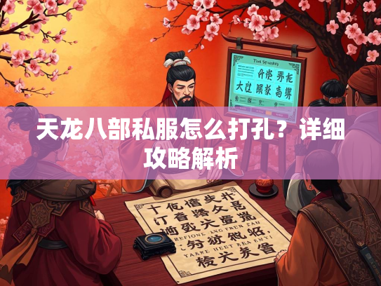 天龙八部私服怎么打孔？详细攻略解析  第1张