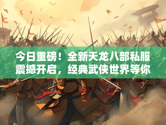 今日重磅！全新天龙八部私服震撼开启，经典武侠世界等你探索！  第2张