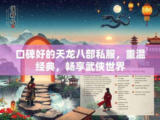 口碑好的天龙八部私服，重温经典，畅享武侠世界  第4张