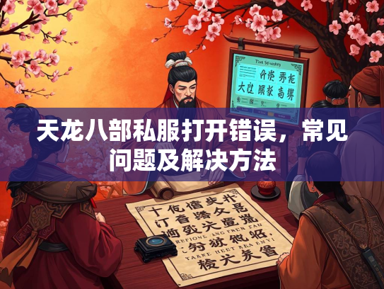 天龙八部私服打开错误，常见问题及解决方法  第1张
