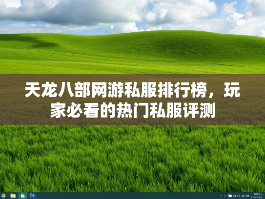 天龙八部网游私服排行榜，玩家必看的热门私服评测  第3张