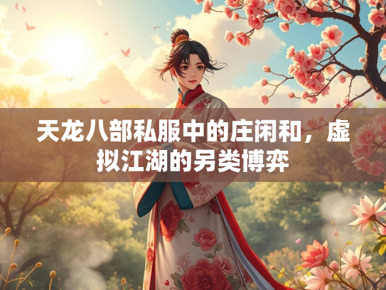 天龙八部私服中的庄闲和，虚拟江湖的另类博弈
