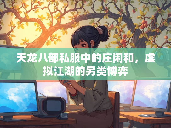 天龙八部私服中的庄闲和，虚拟江湖的另类博弈
