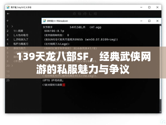 139天龙八部SF，经典武侠网游的私服魅力与争议  第3张