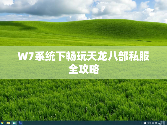W7系统下畅玩天龙八部私服全攻略  第1张