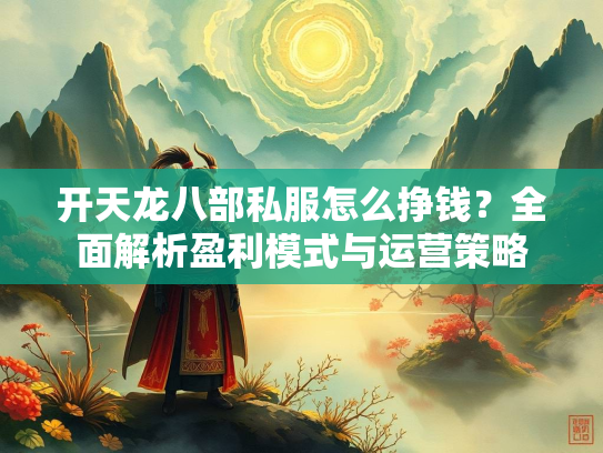 开天龙八部私服怎么挣钱？全面解析盈利模式与运营策略  第3张