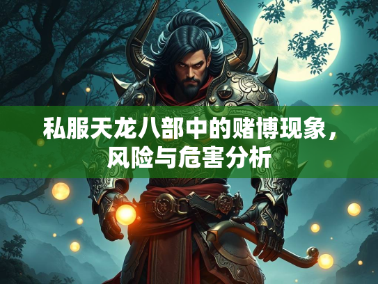 私服天龙八部中的赌博现象，风险与危害分析  第1张
