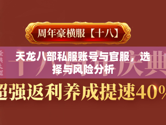 天龙八部私服账号与官服，选择与风险分析  第3张