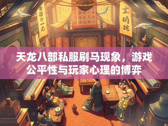 天龙八部私服刷马现象，游戏公平性与玩家心理的博弈  第1张