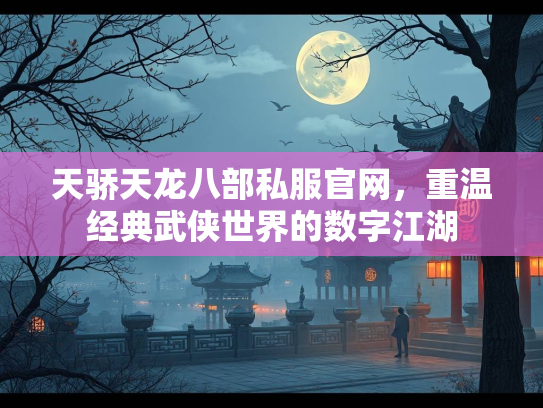 天骄天龙八部私服官网，重温经典武侠世界的数字江湖  第5张