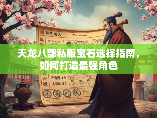 天龙八部私服宝石选择指南，如何打造最强角色  第1张