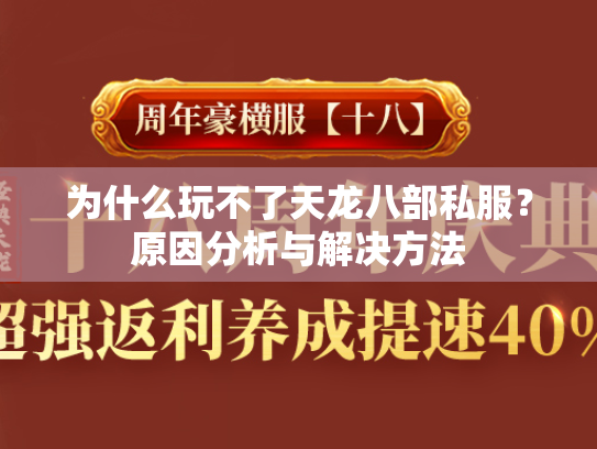 为什么玩不了天龙八部私服？原因分析与解决方法