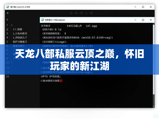 天龙八部私服云顶之巅，怀旧玩家的新江湖  第3张