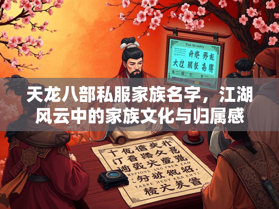 天龙八部私服家族名字，江湖风云中的家族文化与归属感  第1张
