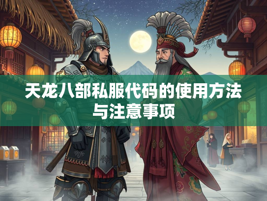 天龙八部私服代码的使用方法与注意事项  第3张
