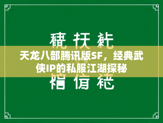 天龙八部腾讯版SF，经典武侠IP的私服江湖探秘  第2张
